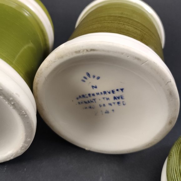 Garden Harvest Shakers Canister Set of 3, MCM Arnart 5th Avenue, 5.75" - Picture 5 of 9